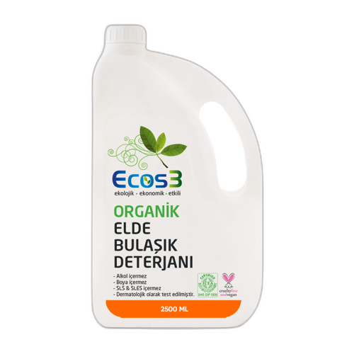 Ecos3 Organik Elde Yıkama Bulaşık Deterjanı 2500 ml - Ecos3