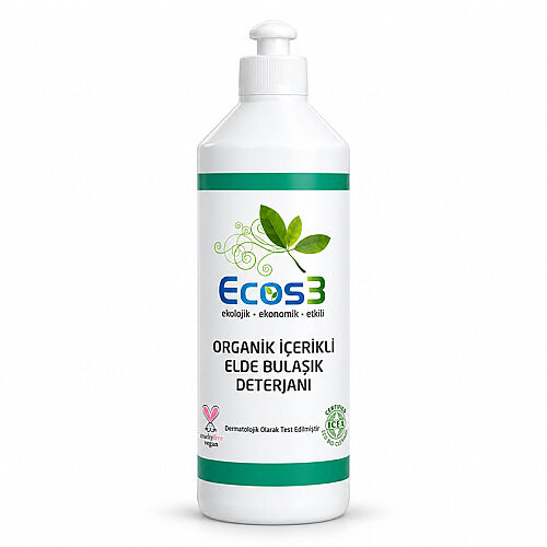 Ecos3 Organik Elde Yıkama Bulaşık Deterjanı 500 ml - Ecos3