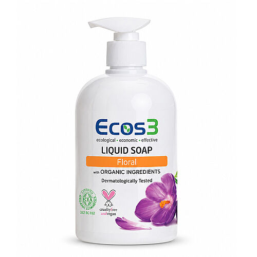 Ecos3 Organik Sıvı Sabun Floral 500ml - Ecos3