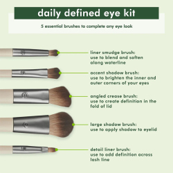 Ecotools Daily Defined Eye Makeup Brush Kit - 4