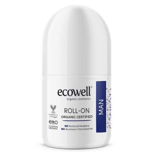 Ecowell Organik Roll On Deodorant (Erkek) 75 ml (Promosyon Ürünü) - 1