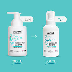 Ecowell Yeni Doğan Köpük Şampuan 500 ml - 4