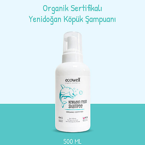 Ecowell Yeni Doğan Köpük Şampuan 500 ml - Ecowell (1)