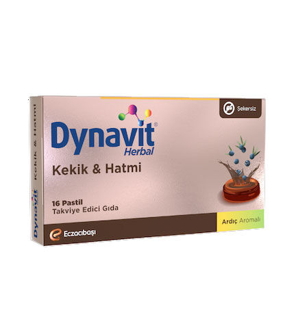 Eczacıbaşı Dynavit Herbal Kekik ve Hatmi İçeren 16 Adet Pastil - Dynavit