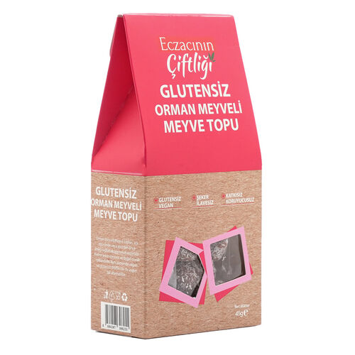 Eczacının Çiftliği Glutensiz Orman Meyveli Meyve Topu 45 g - Diğer