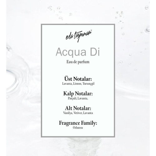 Eda Taşpınar Acqua Di Parfum EDP 100 ml - Eda Taşpınar (1)