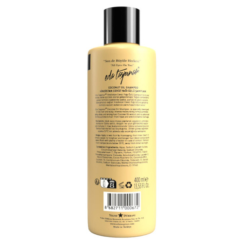 Eda Taşpınar Hindistan Cevizi Yağı Özlü Şampuan 400 ml - 3
