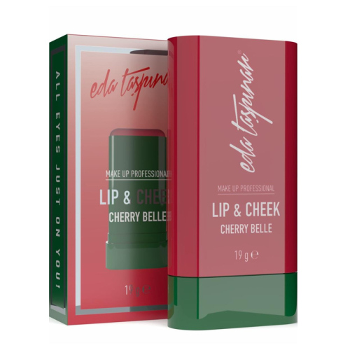 Eda Taşpınar Lip Cheek Cream Blush Stick Cherry Belle 19 gr - Eda Taşpınar