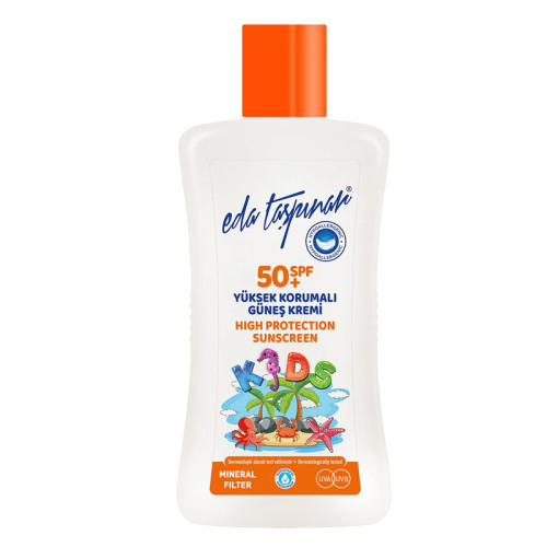 Eda Taşpınar Spf 50 Çocuklar İçin Yüksek Korumalı Güneş Kremi 200 ml - 1