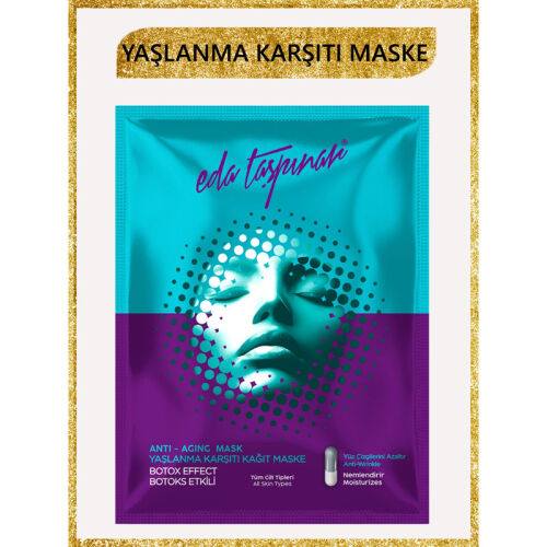 Eda Taşpınar Yaşlanma Karşıtı Kağıt Maske 25 gr - Eda Taşpınar (1)