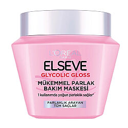 Elseve Glycolic Gloss Saç Bakım Maskesi 300 ml - 1