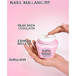 Elseve Glycolic Gloss Saç Bakım Maskesi 300 ml - 3