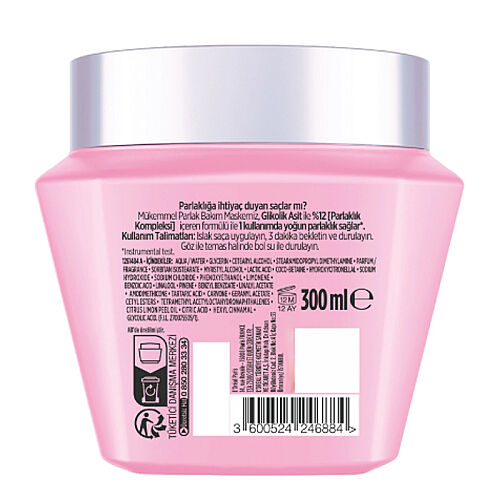 Elseve Glycolic Gloss Saç Bakım Maskesi 300 ml - 4