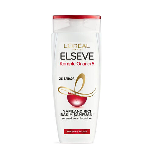Elseve Komple Onarıcı 5 2'si 1 Arada Yapılandırıcı Bakım Şampuanı 360 ml - 1