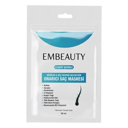 Embeauty 9 Aktifli Saç Maskesi 30 ml - Embeauty