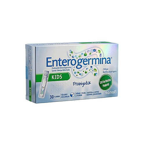 Enterogermina Kids Probiyotik Takviye Edici Gıda 30 Flakon - Enterogermina