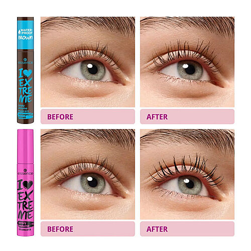 Essence I Love Extreme Crazy Volume Brown Maskara 12 ml - 4