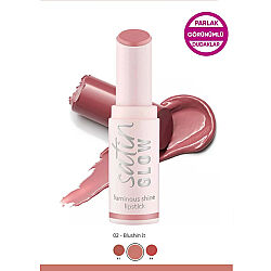 Essence Satin Glow Luminous Shine Lipstick 3.5 gr 02 Blushin It - 3