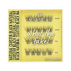 Essence Tekli Takma Kirpikler What the Fake - 06 Natural Cluster Black - 1