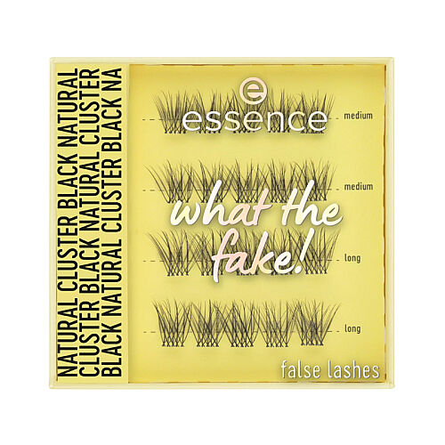 Essence Tekli Takma Kirpikler What the Fake - 06 Natural Cluster Black - Essence