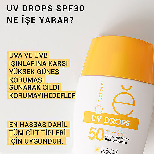 Etat Pur Uv Drops Mineral Face Fluid SPF 50 30 g - 6
