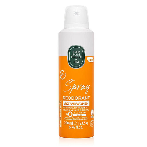 Eyüp Sabri Tuncer Active Women Spray Deodorant 200 ml - Eyüp Sabri Tuncer