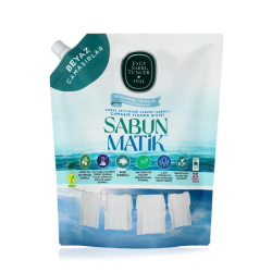 Eyüp Sabri Tuncer Sabun Matik Doğal Zeytinyağlı Çamaşır Yıkama Sıvısı Beyazlar 1,5 lt - 1
