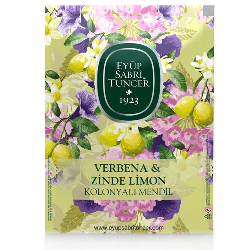 Eyüp Sabri Tuncer Verbena Zinde Limon Kolonyalı Mendil 30 Adet- Büyük Boy - Eyüp Sabri Tuncer