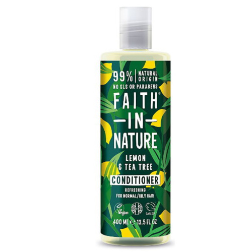 Faith In Nature Limon- Çay Ağacı Ferahlatıcı Saç Kremi 400 ml - Faith In Nature