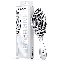 Fenda Dört Tarama Uçlu Profesyonel Saç Fırçası -006WH - 1