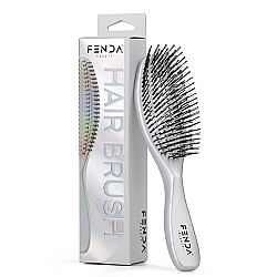 Fenda Dört Tarama Uçlu Profesyonel Saç Fırçası - 007WH - 1
