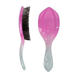 Fenda Dört Tarama Uçlu Profesyonel Galaxy Pink Saç Fırçası - 2