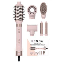 Fenda Profesyonel Saç Şekillendirme ve Kurutma Seti Pembe - 1