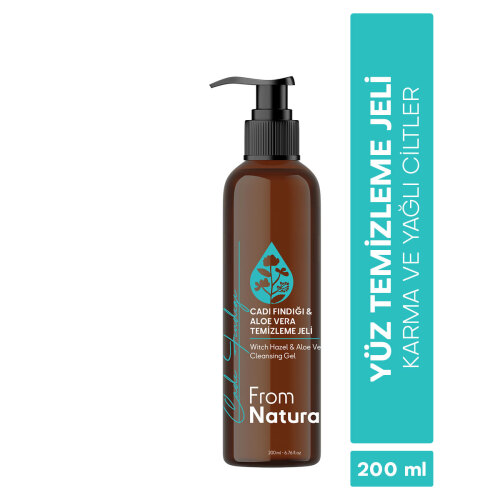 From Natura Cadı Fındığı Aloe Vera Temizleme Jeli 200 ml - From Natura (1)
