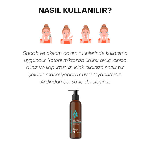 From Natura Cadı Fındığı Aloe Vera Temizleme Jeli 200 ml - 5