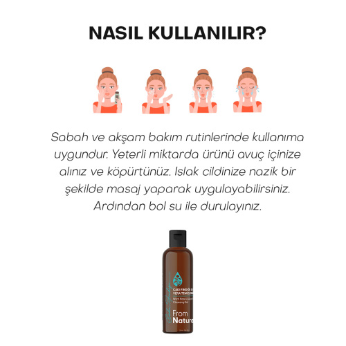 From Natura Cadı Fındığı Aloe Vera Temizleme Jeli 50 ml - 5
