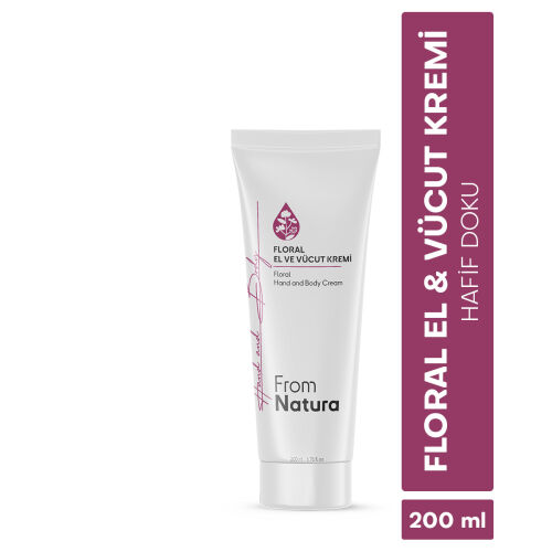 From Natura Floral El ve Vücut Kremi 200 ml - From Natura (1)