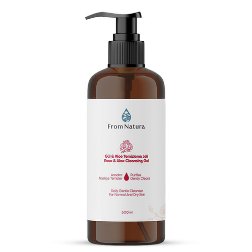 From Natura Gül Aloe Temizleme Jeli 500 ml - From Natura