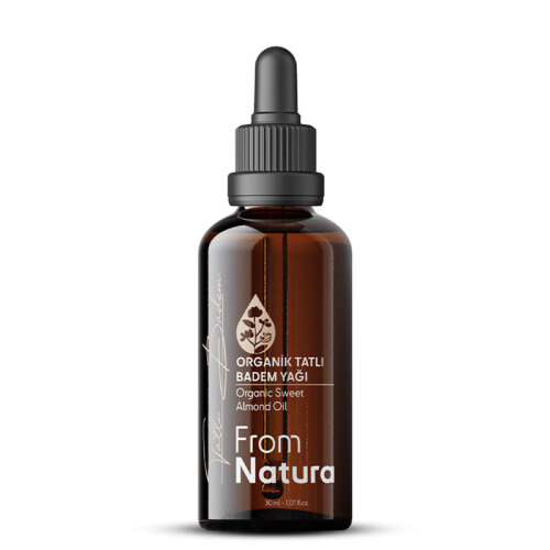 From Natura Organik Soğuk Sıkım Tatlı Badem Yağı 30 ml - 1