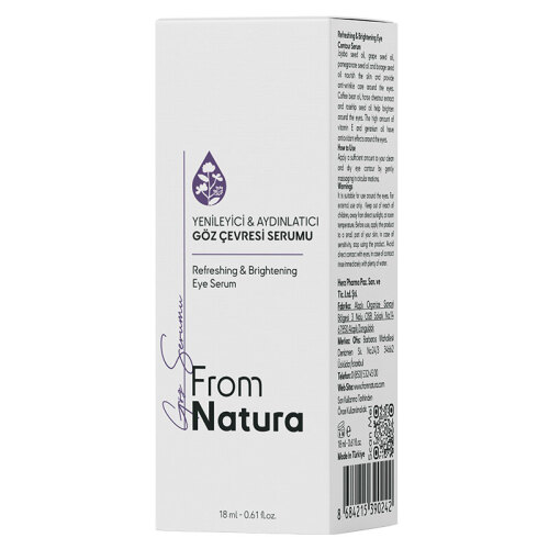 From Natura Yenileyici ve Aydınlatıcı Göz Çevresi Serumu 18 ml - 2