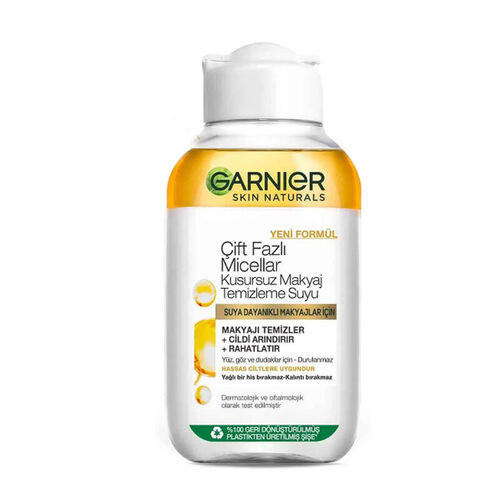 Garnier Çift Fazlı Micellar Kusursuz Makyaj Temizleme Suyu 100 ml - Diğer