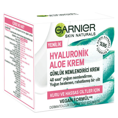 Garnier Hyaluronik Aloe Günlük Nemlendirici Krem 50 ml - Diğer