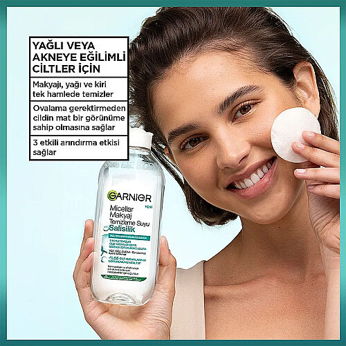 Garnier Salisilik Asit Micellar Makyaj Temizleme Suyu 400 ml - 3