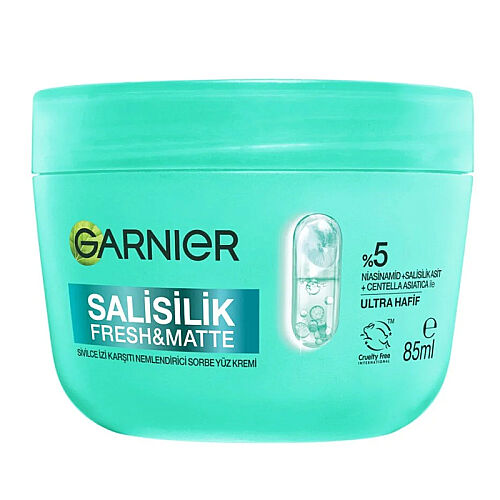 Garnier Salisilik Fresh- Matte Düzensizlik Karşıtı Nemlendirici Sorbe Yüz Kremi 85 ml - Garnier