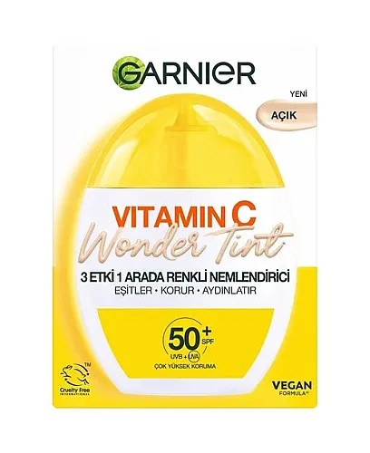 Garnier Wonder Tint Renkli Nemlendirici Açık Ton 40ml - 1