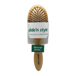 Gliden Style Bamboo Eco Cushion Brush Saç Tarama Şekillendirme Tarağı - 1