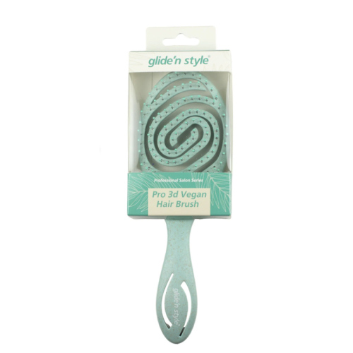 Glide'n Style Pro 3D Vegan Hair Brush - Gliden Style