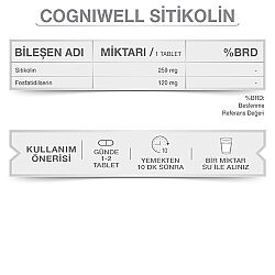 Goodday Cogniwell Sitikolin Takviye Edici Gıda 30 Tablet - 5