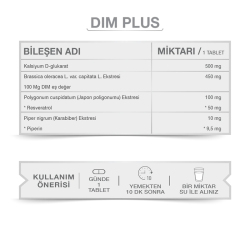 Goodday DIM PLUS Kalsiyum D Glukarat Takviye Edici Gıda 60 Tablet - 3