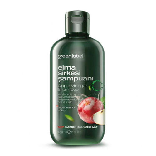 Greenlabel Elma Sirkesi Özlü Arındırıcı Şampuanı 400 ml - 1